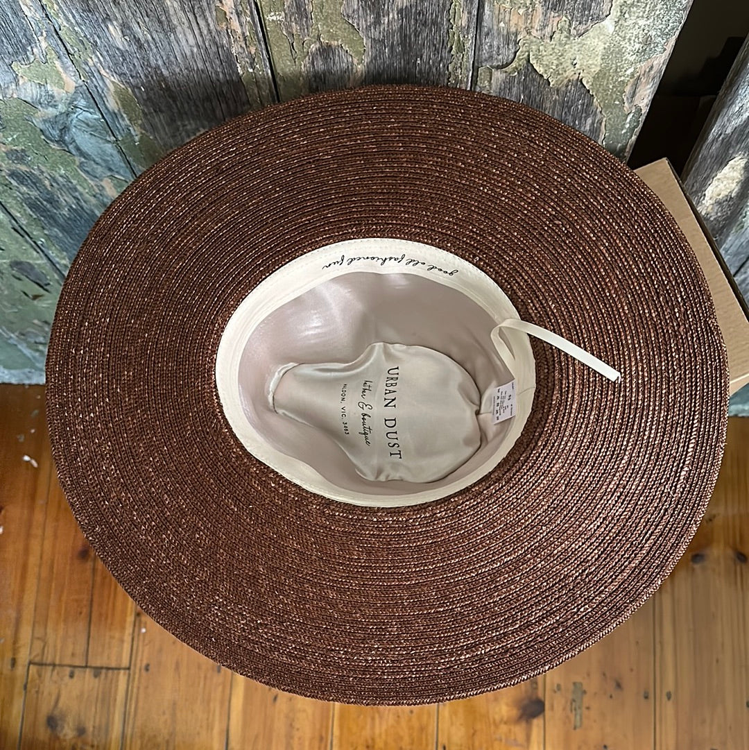 Urban Dust Wide Brim Straw Hat 5113