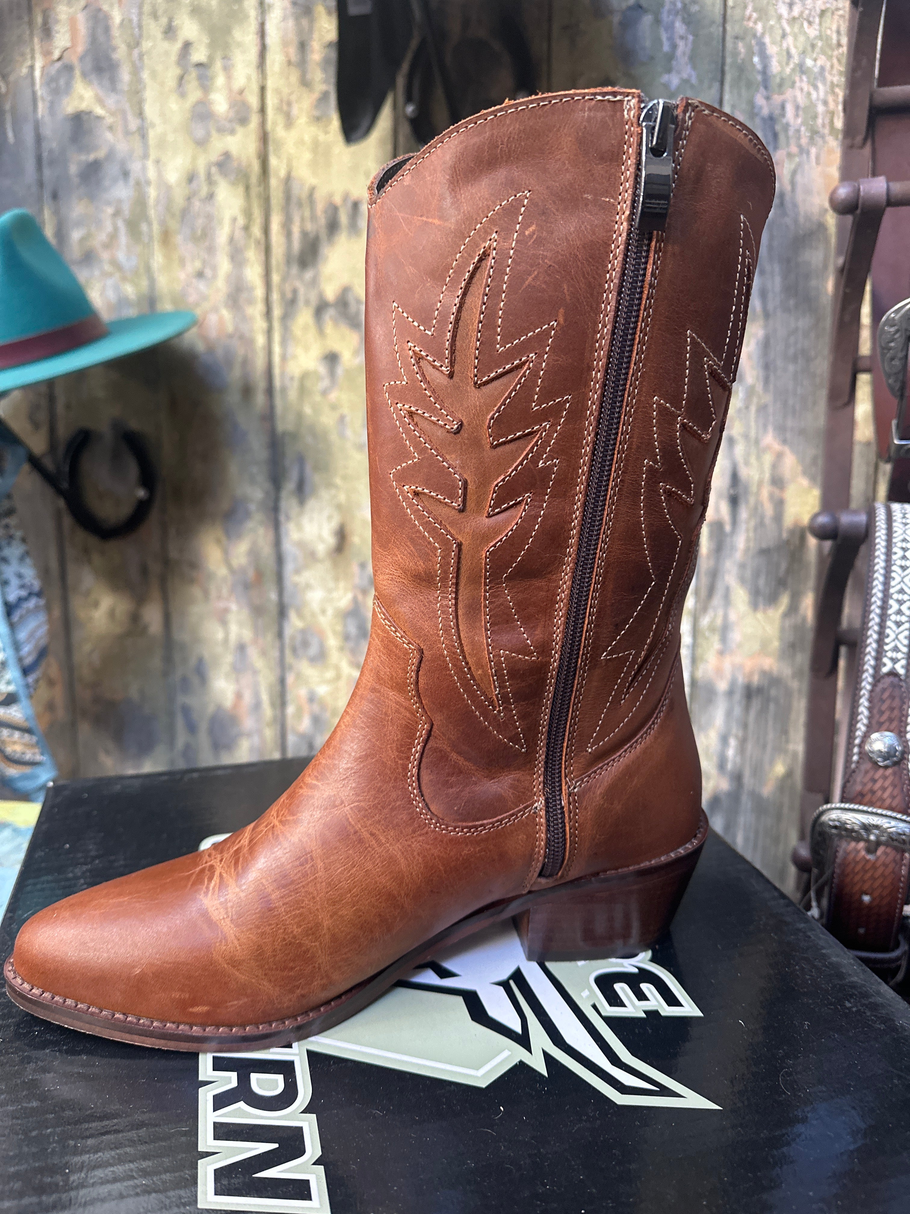 Pure Western Conrad Leather Cowgirl Boot