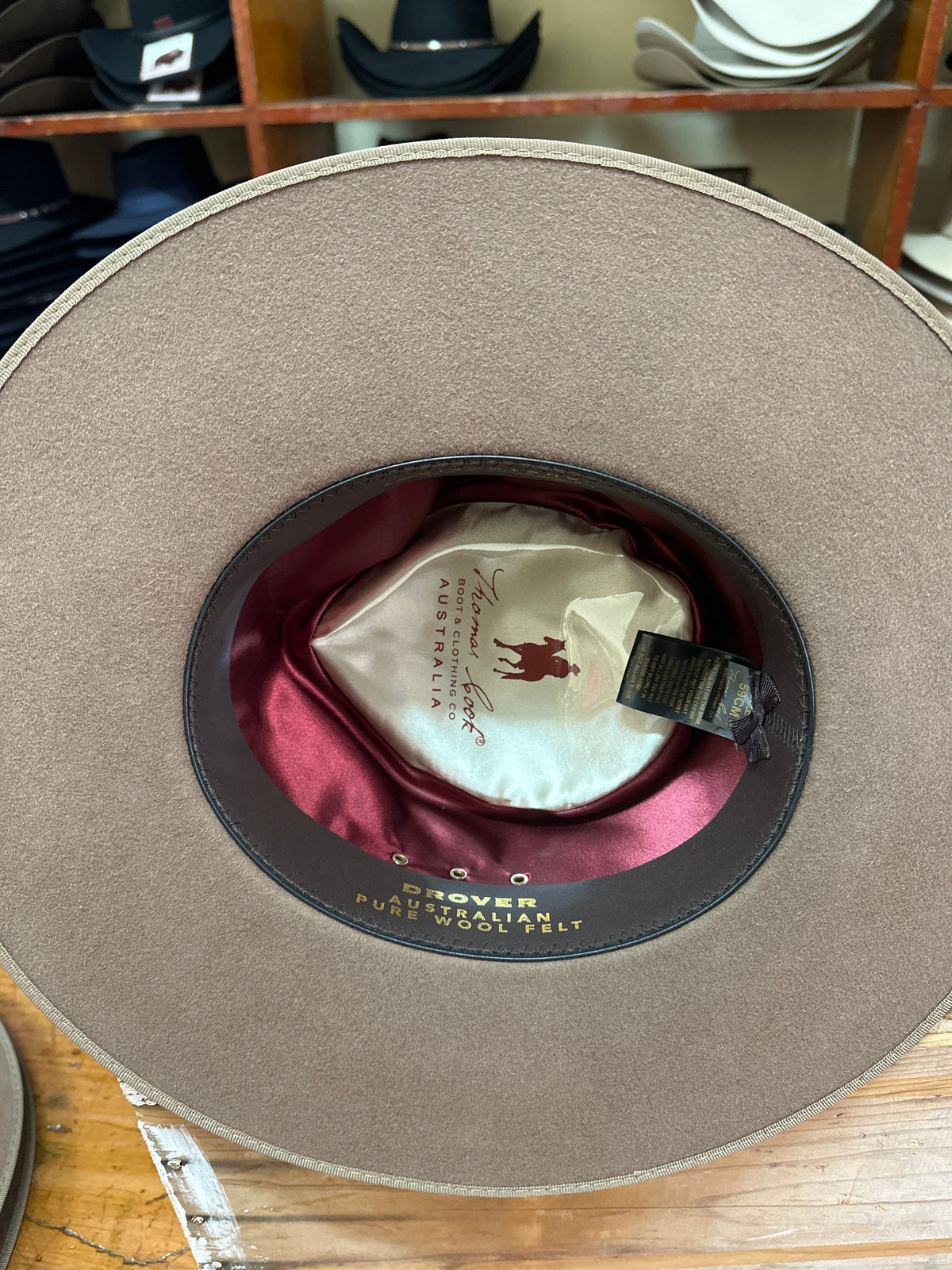 Thomas Cook Drover Pure Wool Felt Hat Fawn | Urban Dust Hat Bar & Boutique