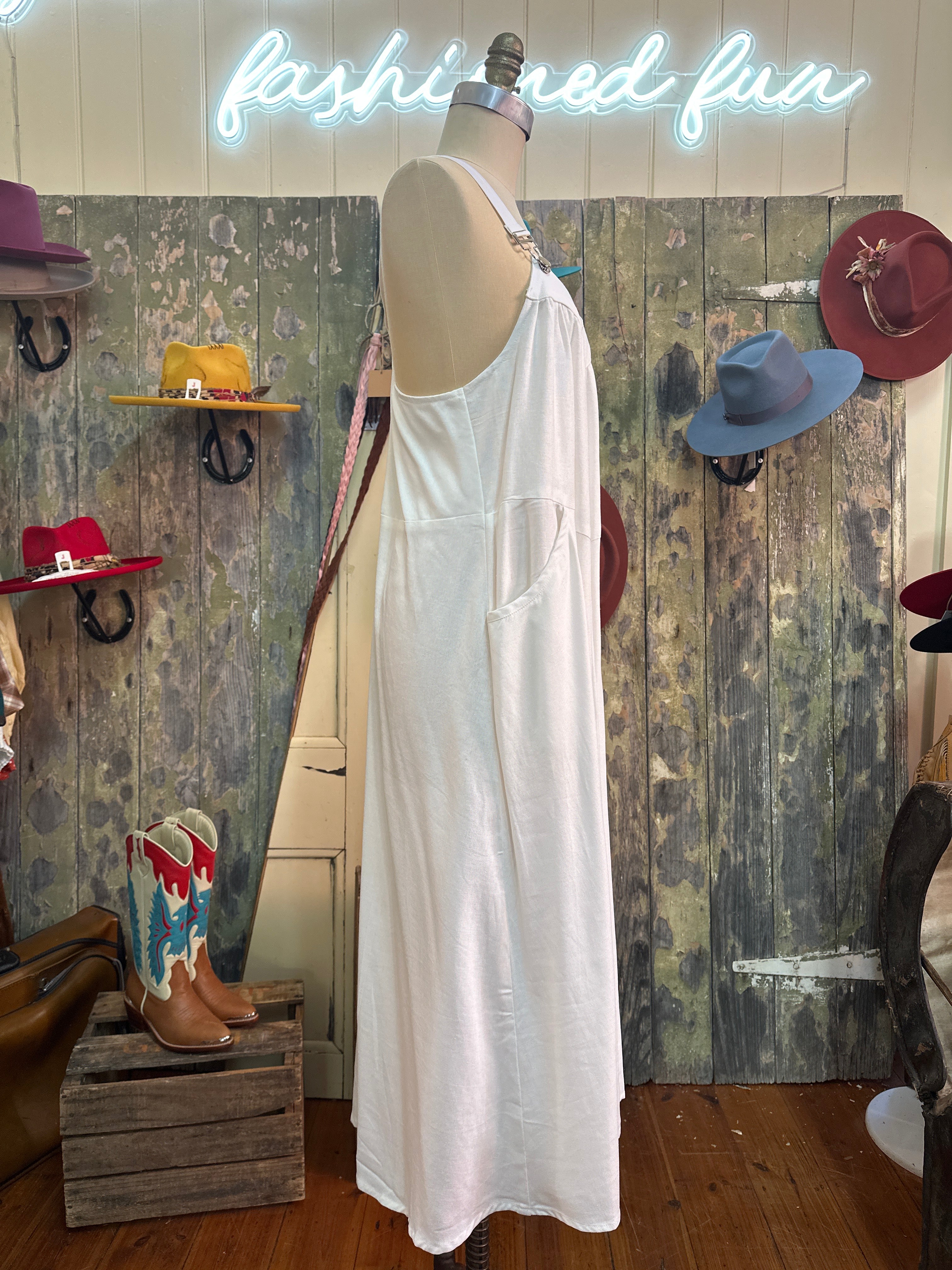 Urban Dust Linen Pinafore