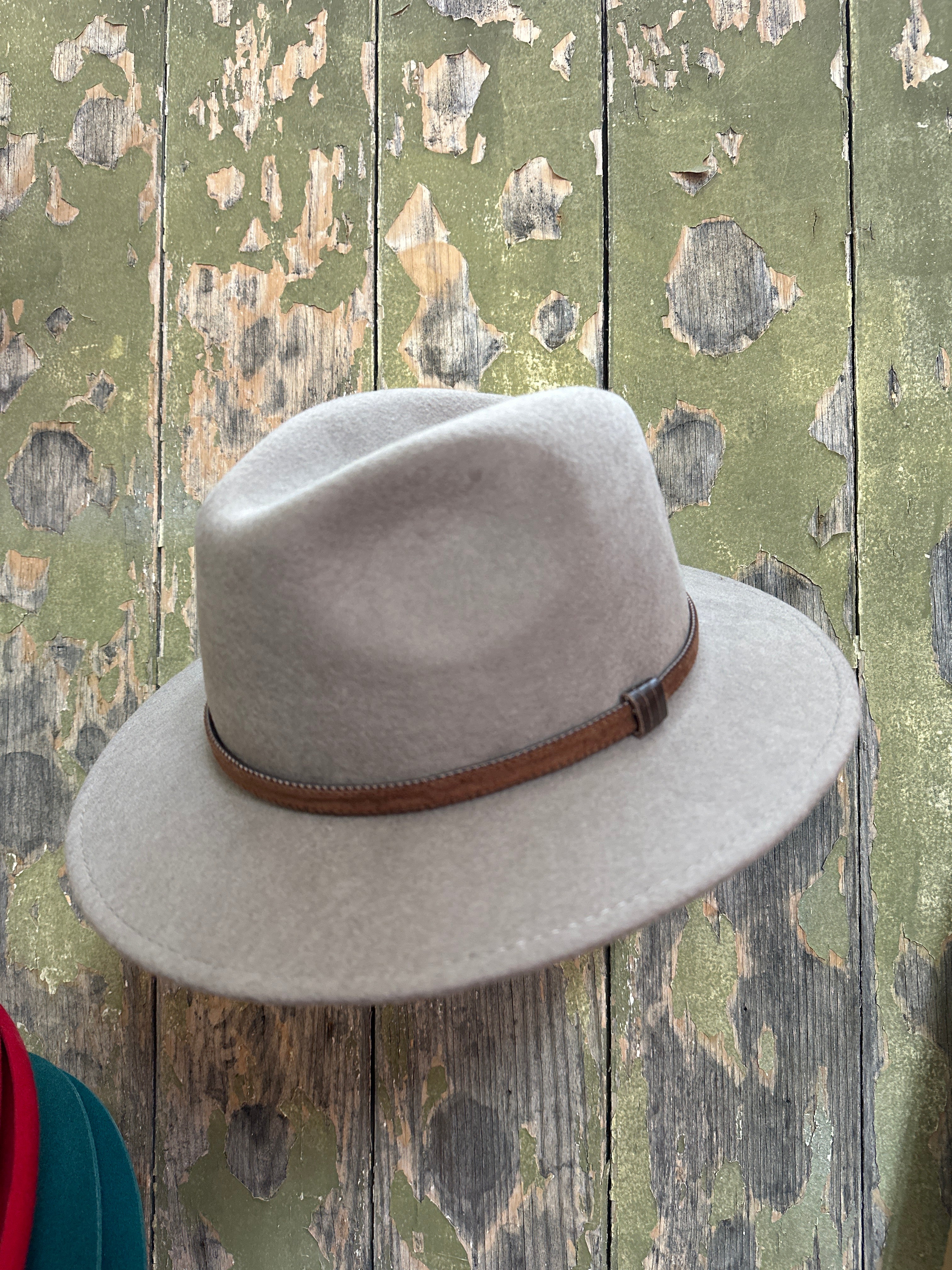 Urban Dust's Top Selling Style for Two Years Running -  Stanton Italian Made Crushable 100% Wool Fedora IT001