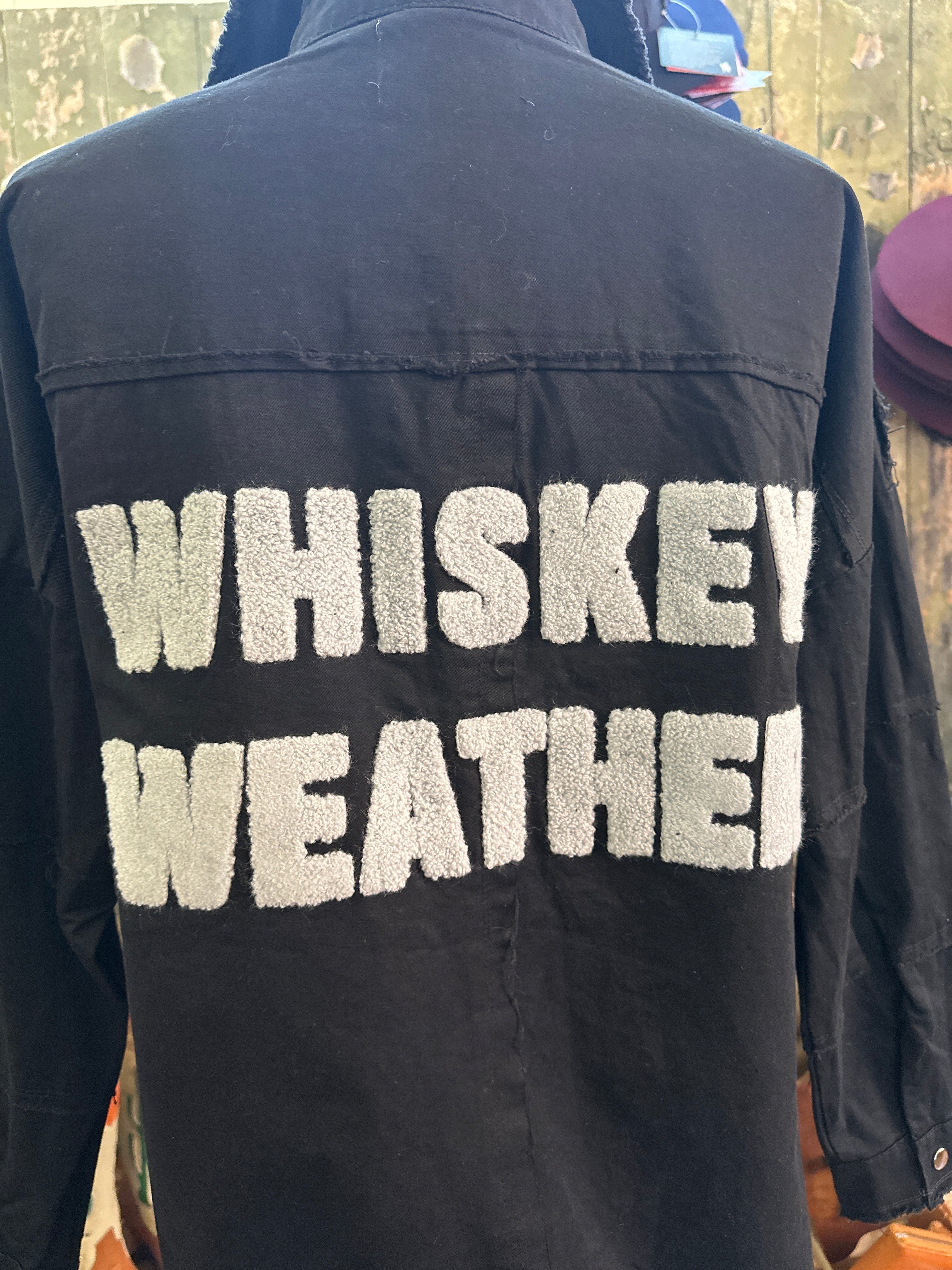 Whiskey Weather Black Denim Shirt / Jacket