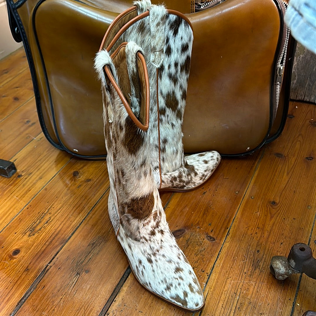 Cow Hide Queen Boot