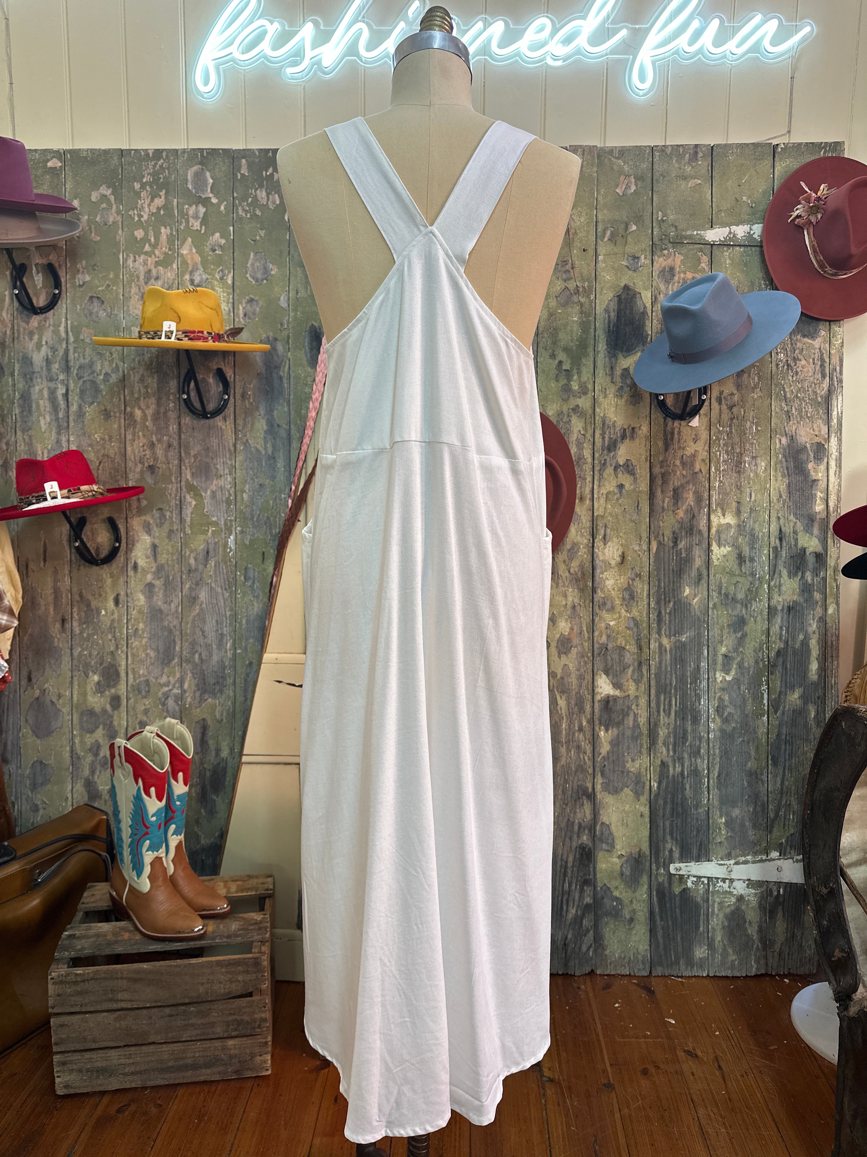 Urban Dust Linen Pinafore