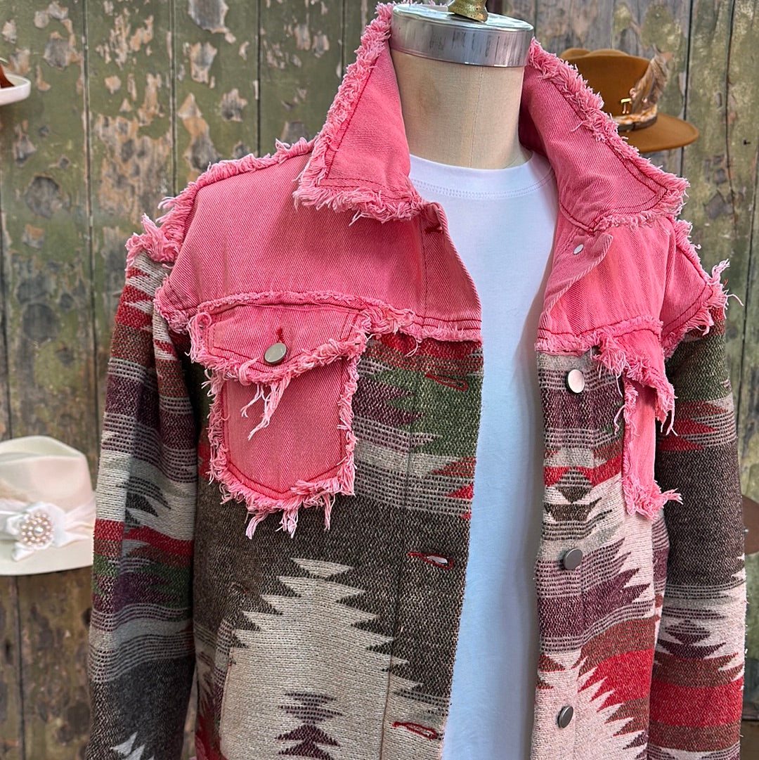 Aztec Rough Cut Jacket | Urban Dust Hat Bar & Boutique