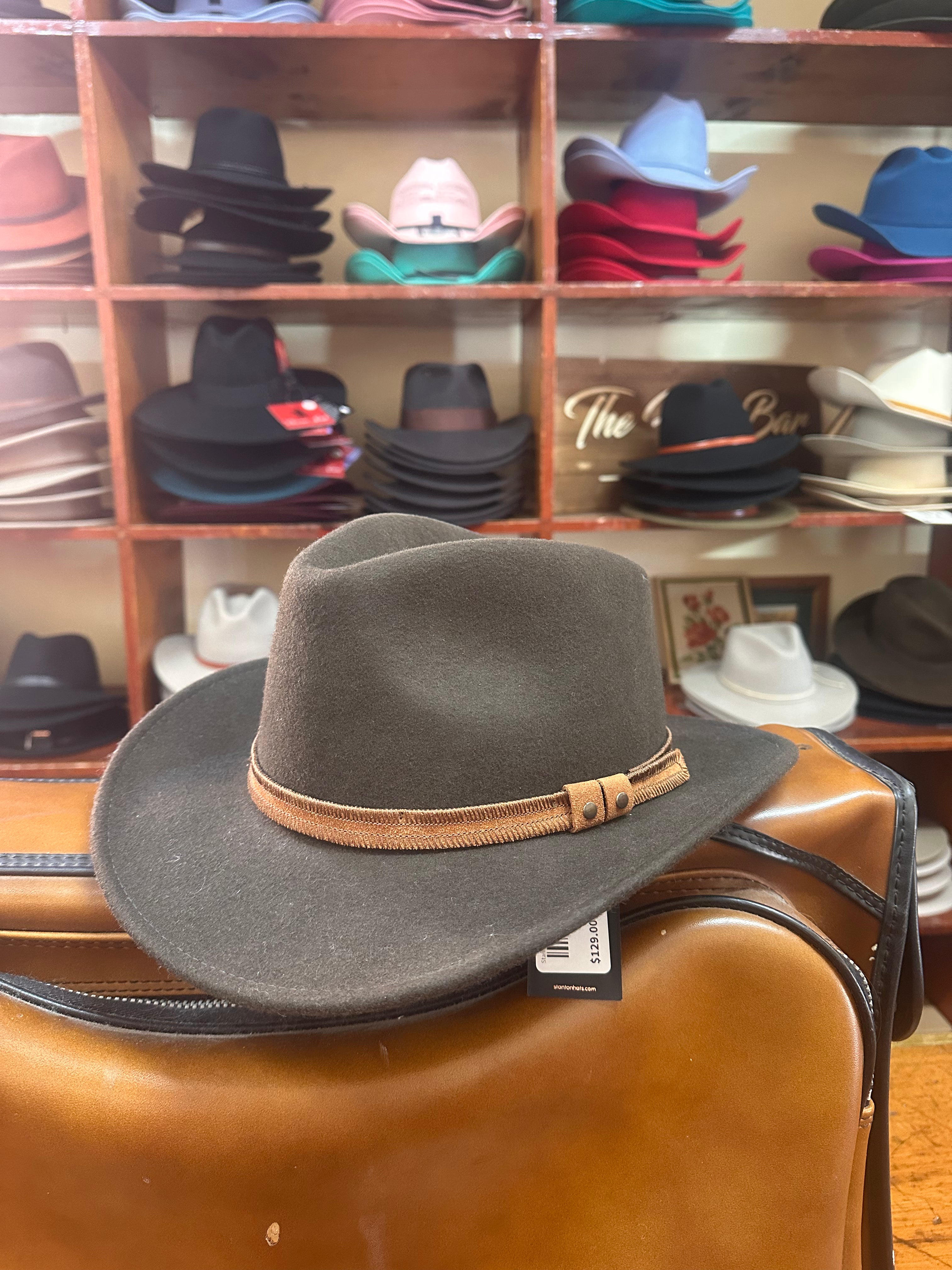 Stanton 100% Aussie Wool Hat -  IT023 - Adjustable Ribbon