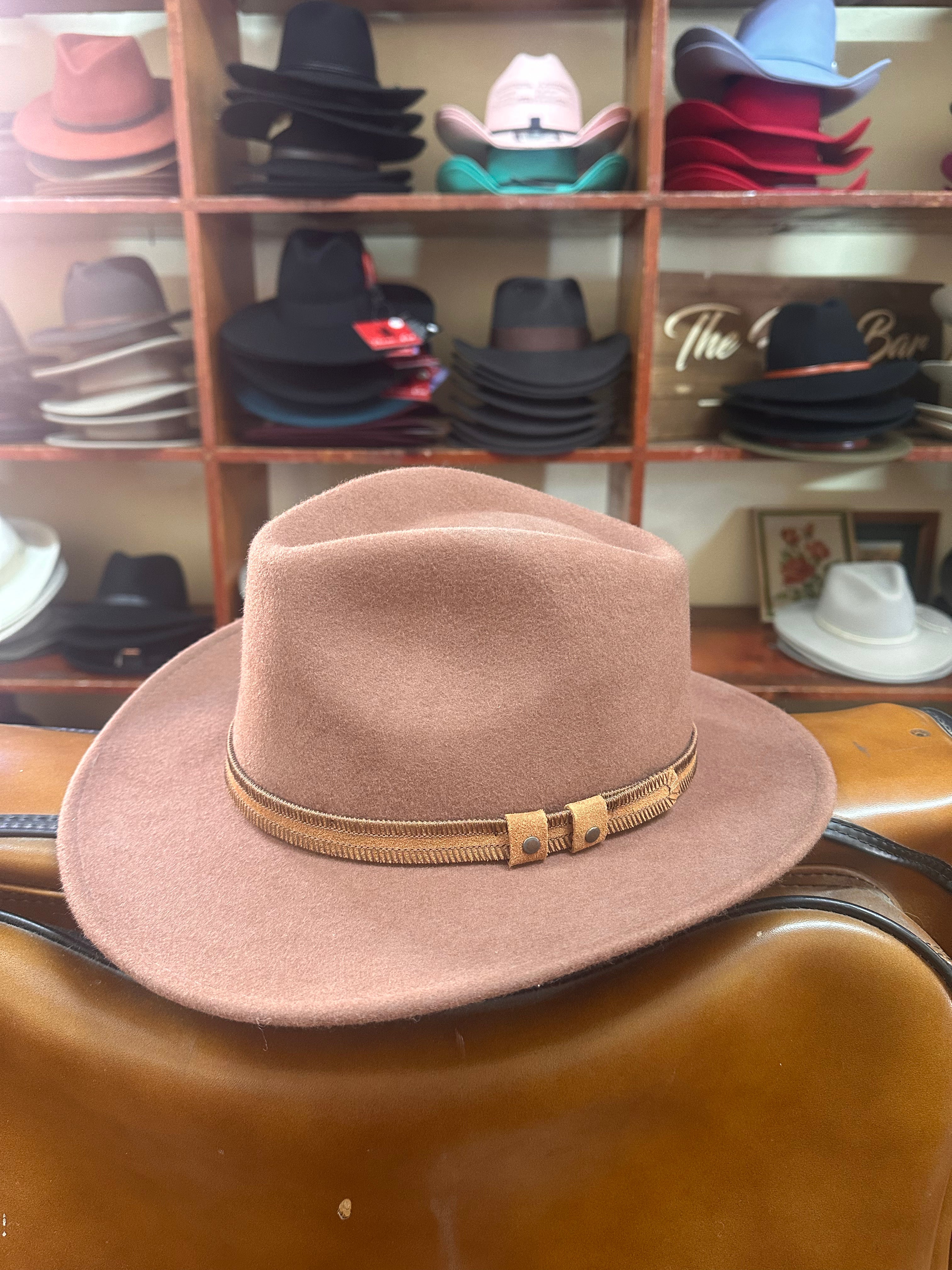 Stanton 100% Aussie Wool Hat -  IT023 - Adjustable Ribbon