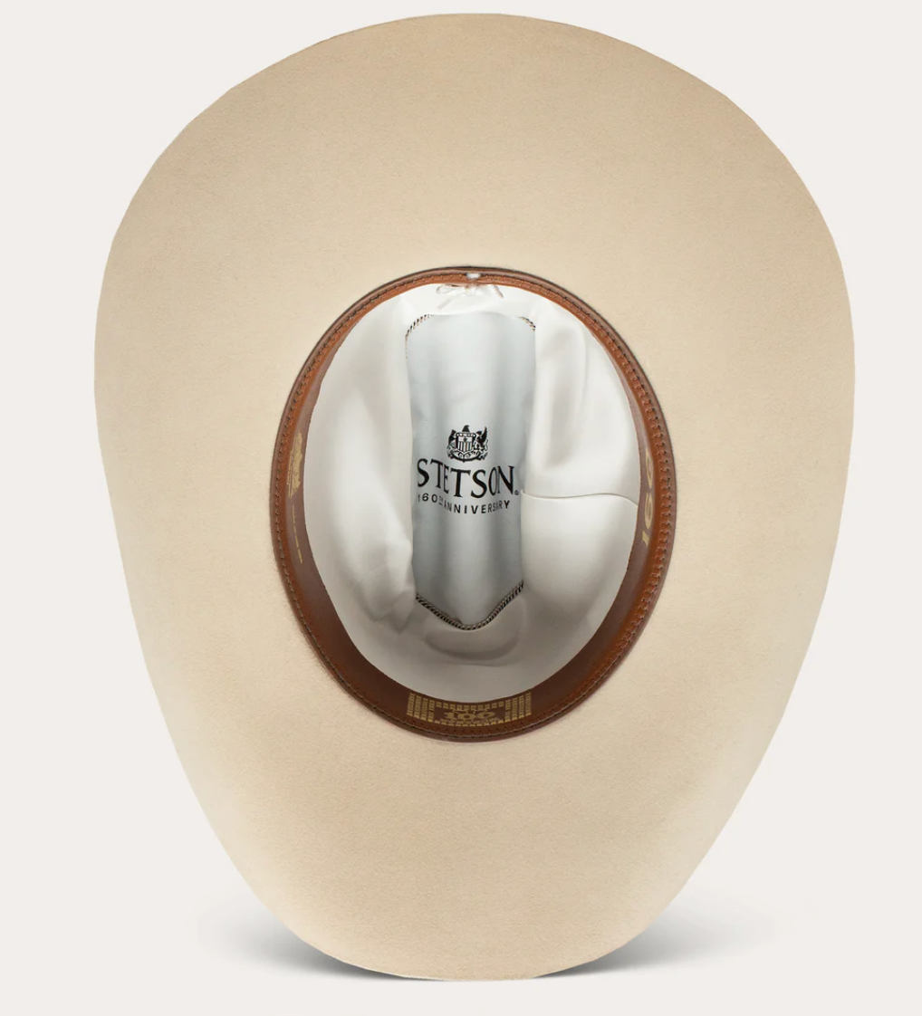Stetson - Golden Eagle 100X 160th Anniversary Limited Edition SILVER BELLY