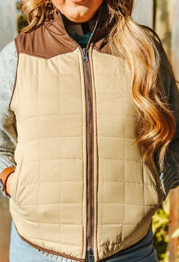 Lucky Multi Aztec Reversible Western Yoke Vest