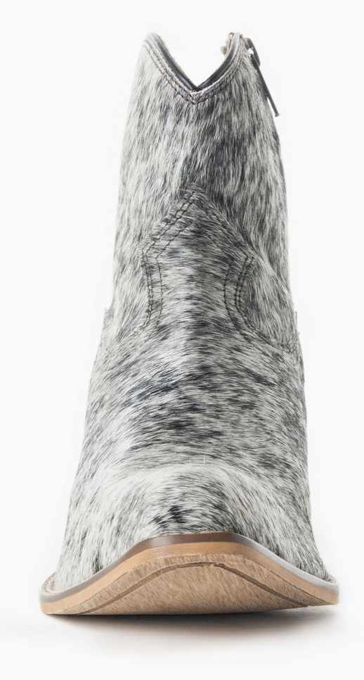 Virginia Trails Cow Hide Ankle Boots