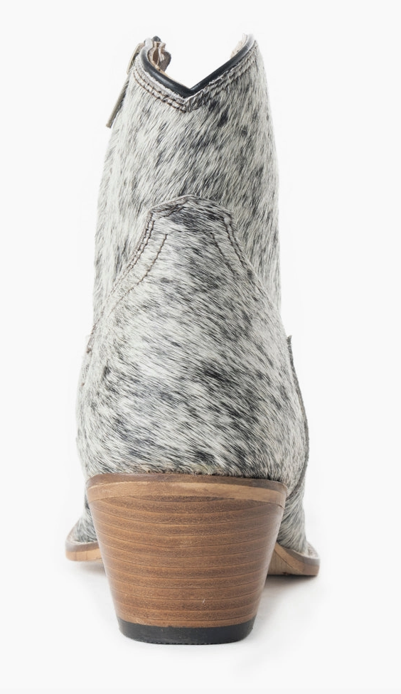 Virginia Trails Cow Hide Ankle Boots
