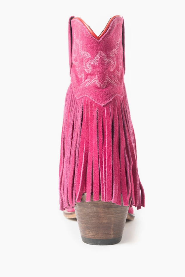 Rodeo Ride Frine Pink Ankle Boots