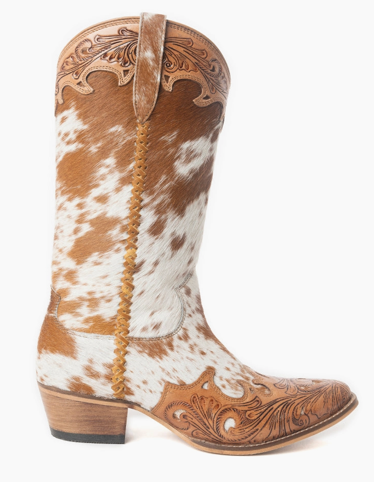 Dakota Dust Hand tooled Cowgirl Boots
