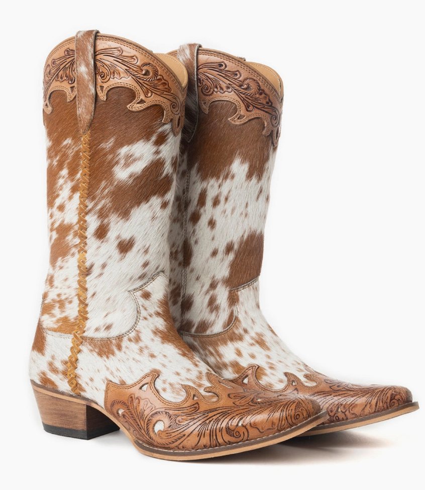 Dakota Dust Hand tooled Cowgirl Boots