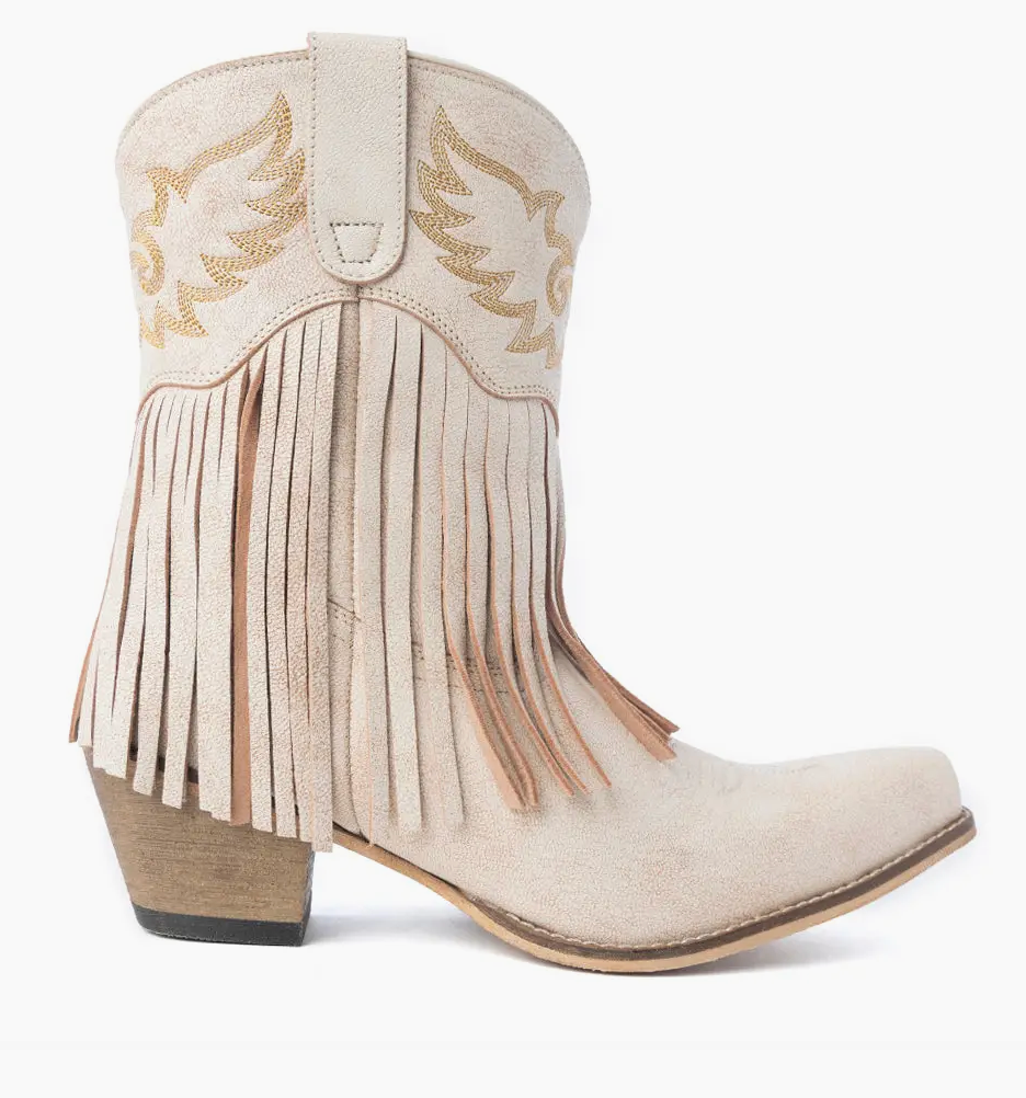 Desert Angel Fringe Ankle Boots