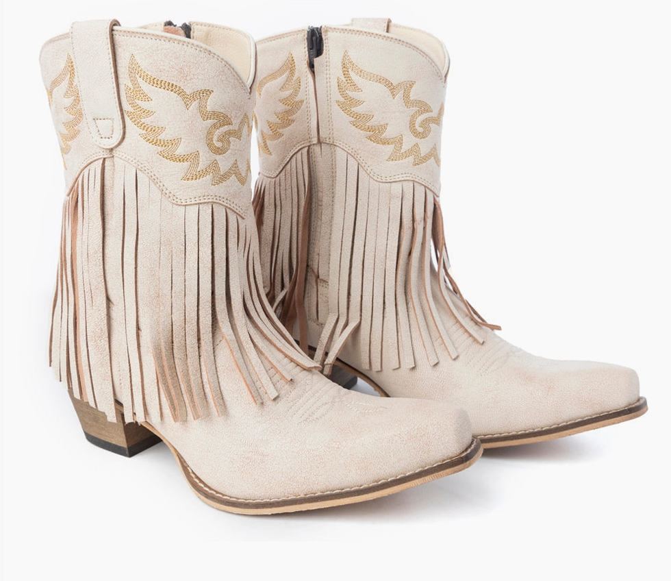 Desert Angel Fringe Ankle Boots