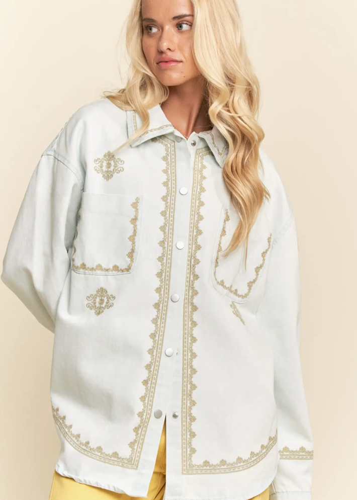 Dani Soft Wash Denim Shirt Jacket