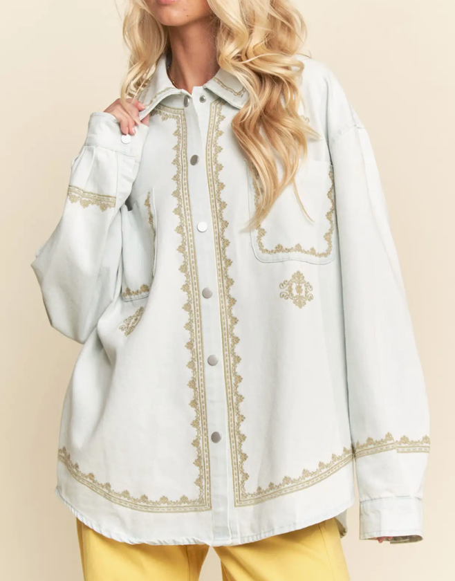Dani Soft Wash Denim Shirt Jacket