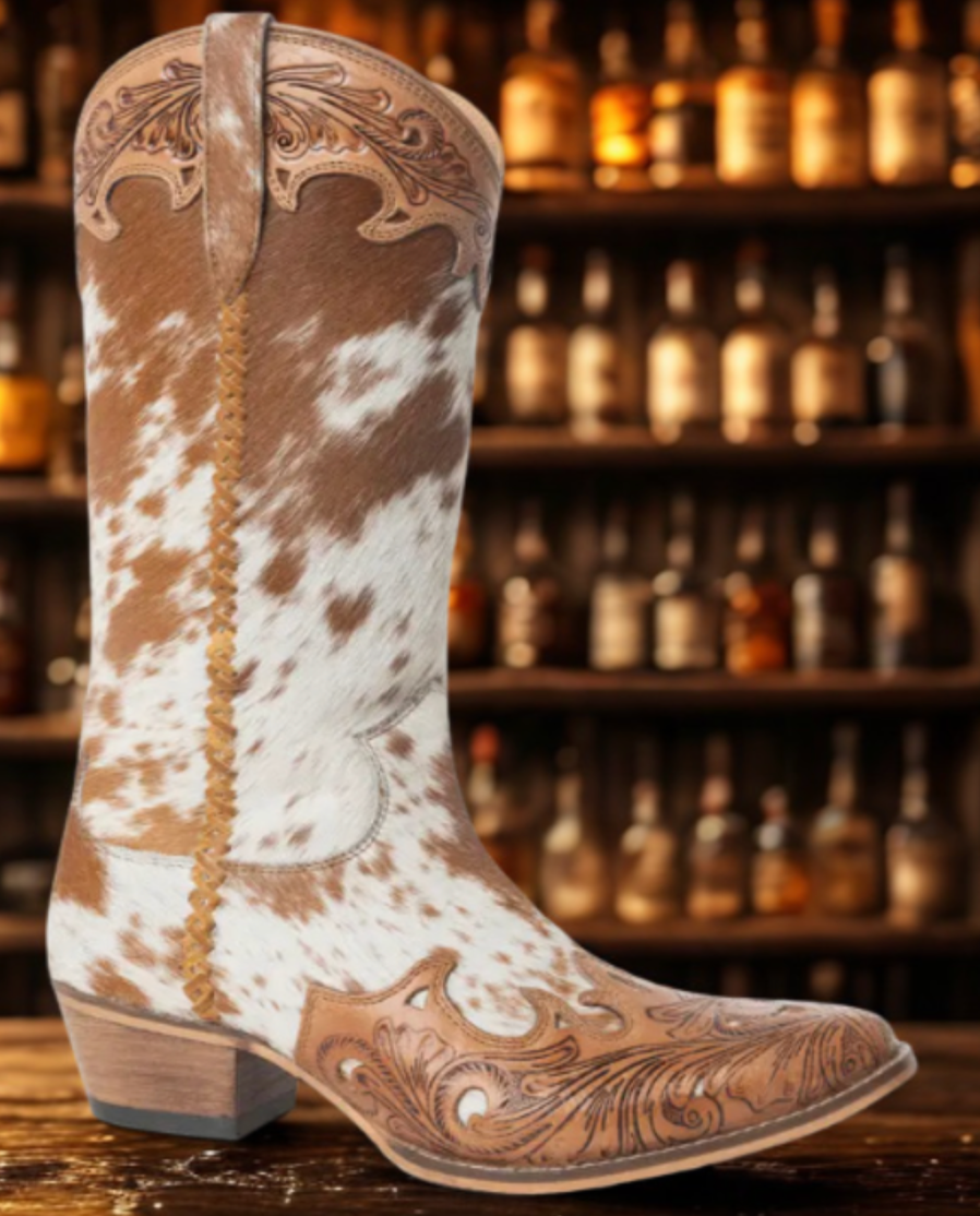 Dakota Dust Hand tooled Cowgirl Boots